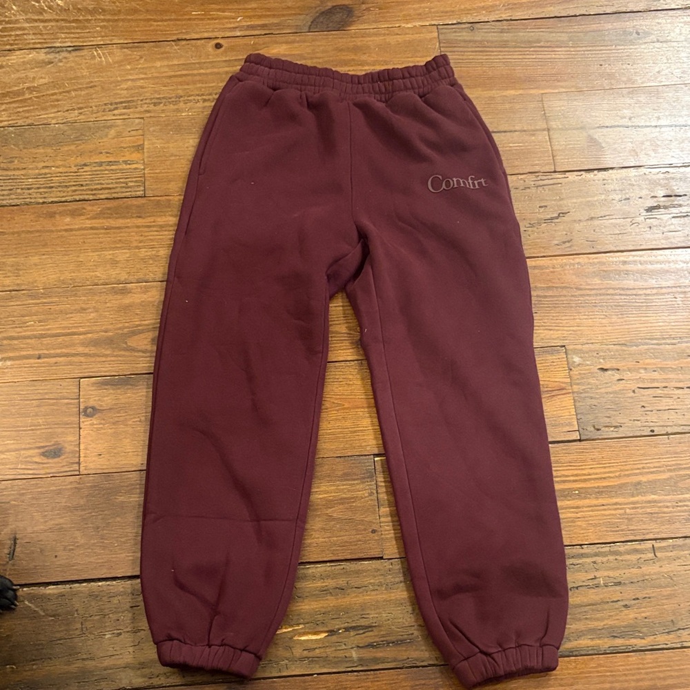 Comfrt Burgundy Joggers